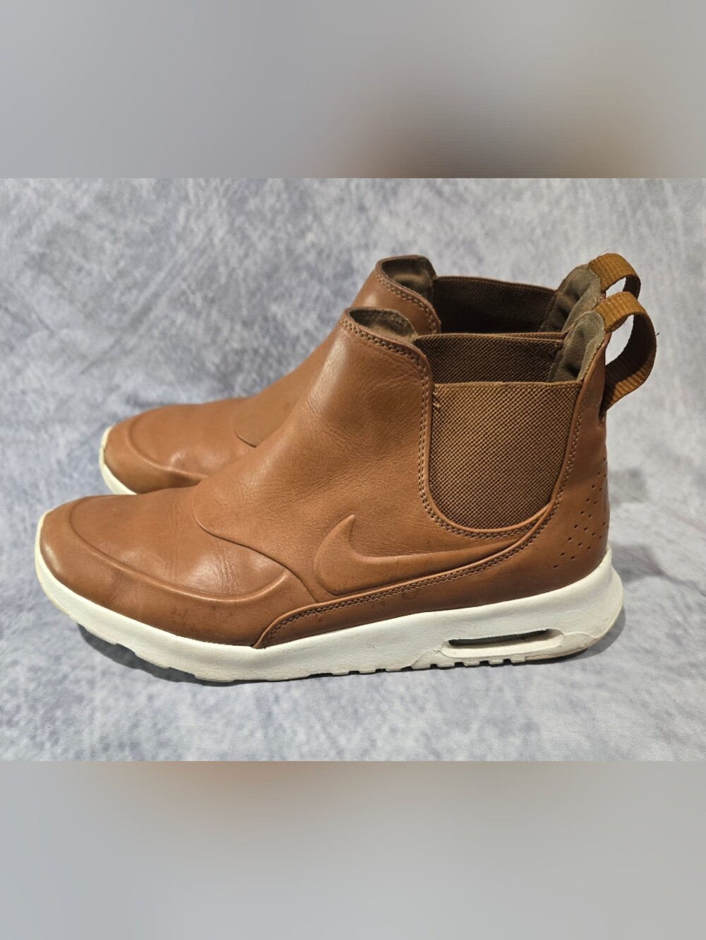 Nike Air Max Thea Mid sneaker boots in the Ale Brown colorway,